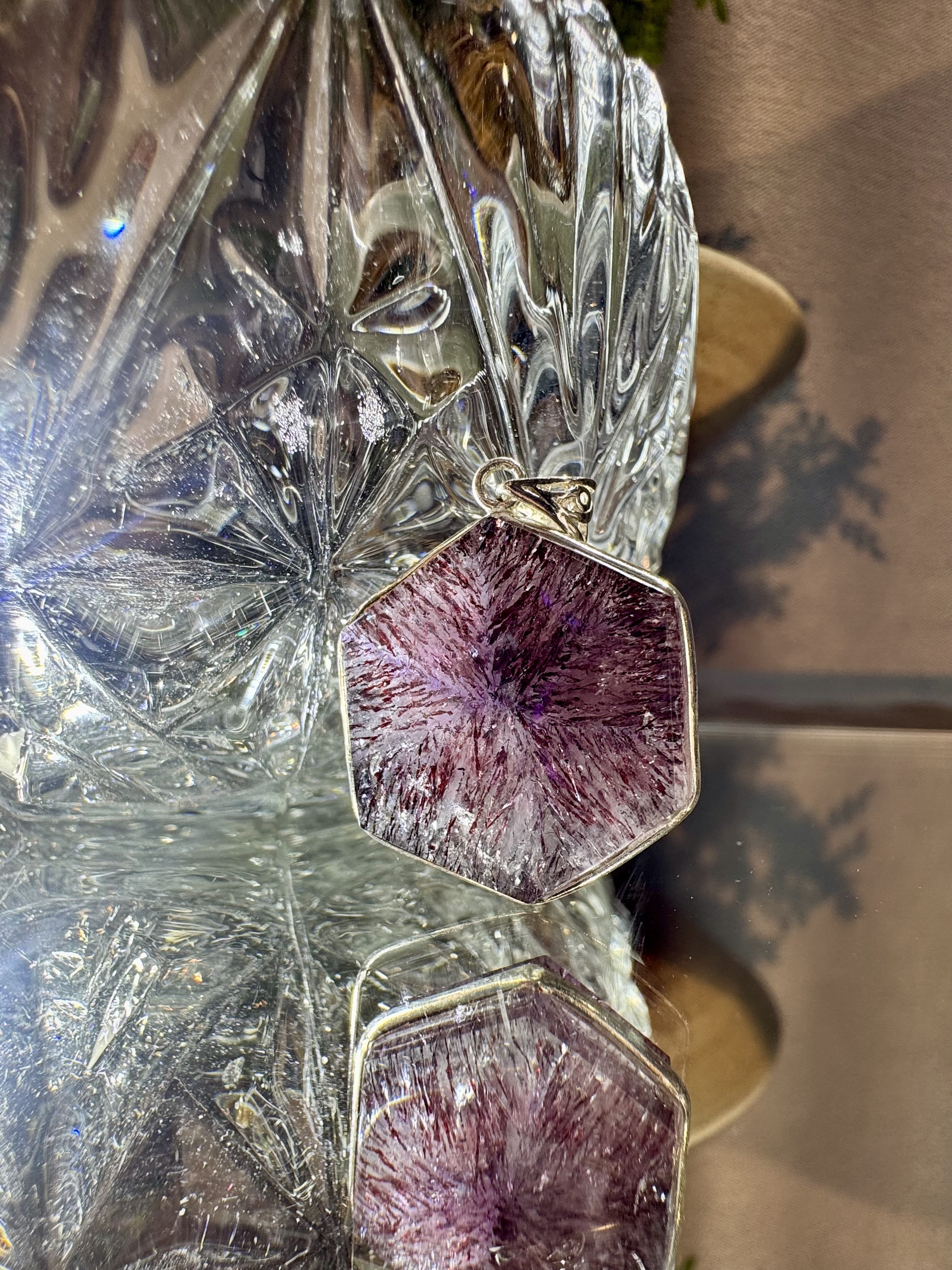 頂級紫紅超七吊墜 6002