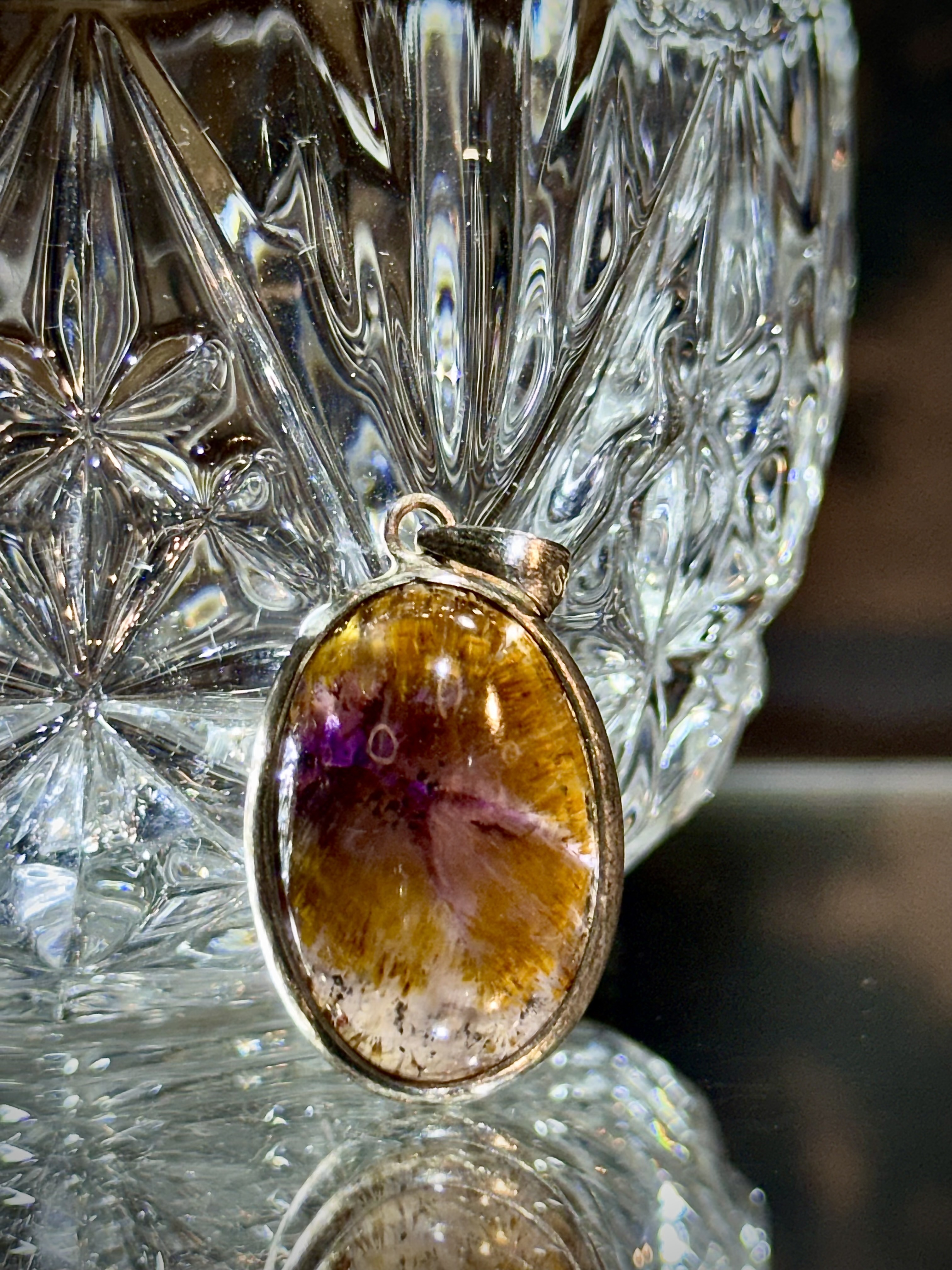 頂級紫鈦晶吊墜 6003