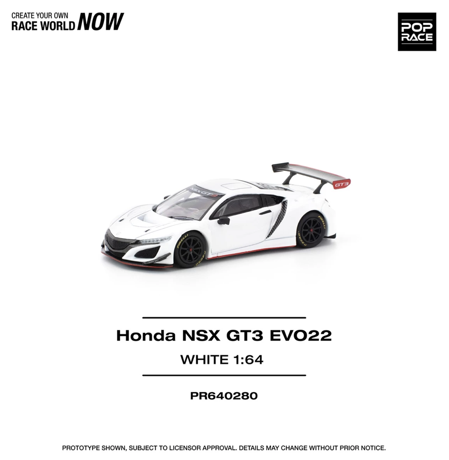 【預訂】Pop Race Honda NSX GT3 EVO22 White