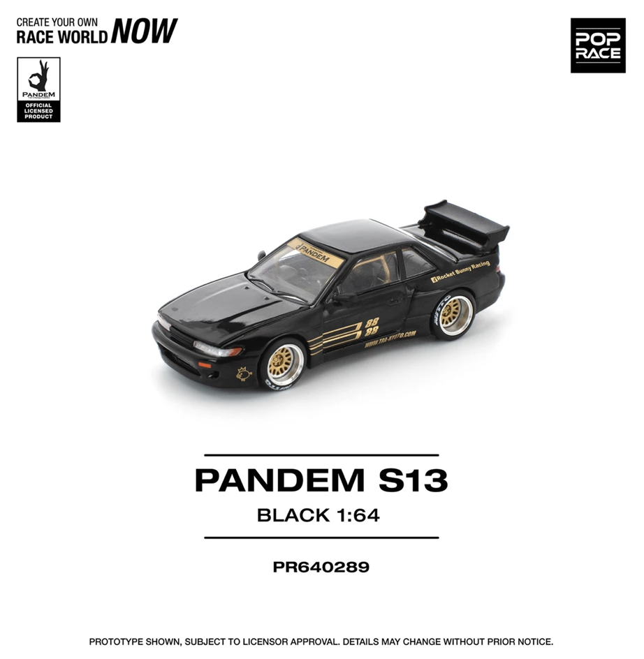 【預訂】Pop Race Pandem S13 Black
