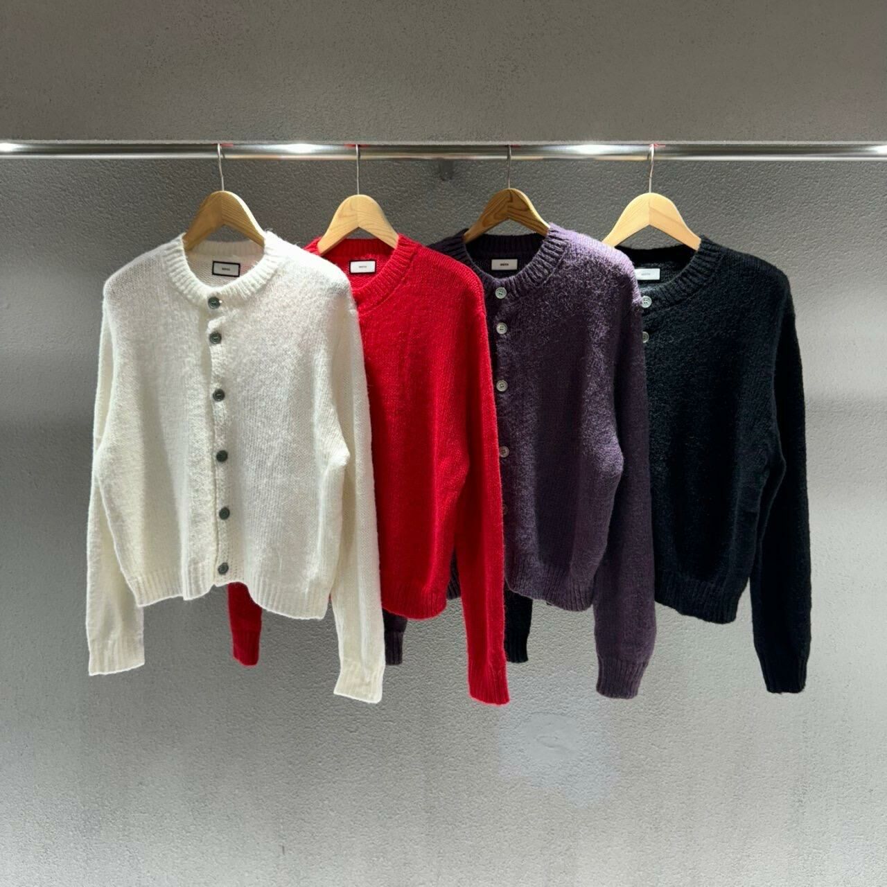 圓領開胸針織外套 TAC-0153JK