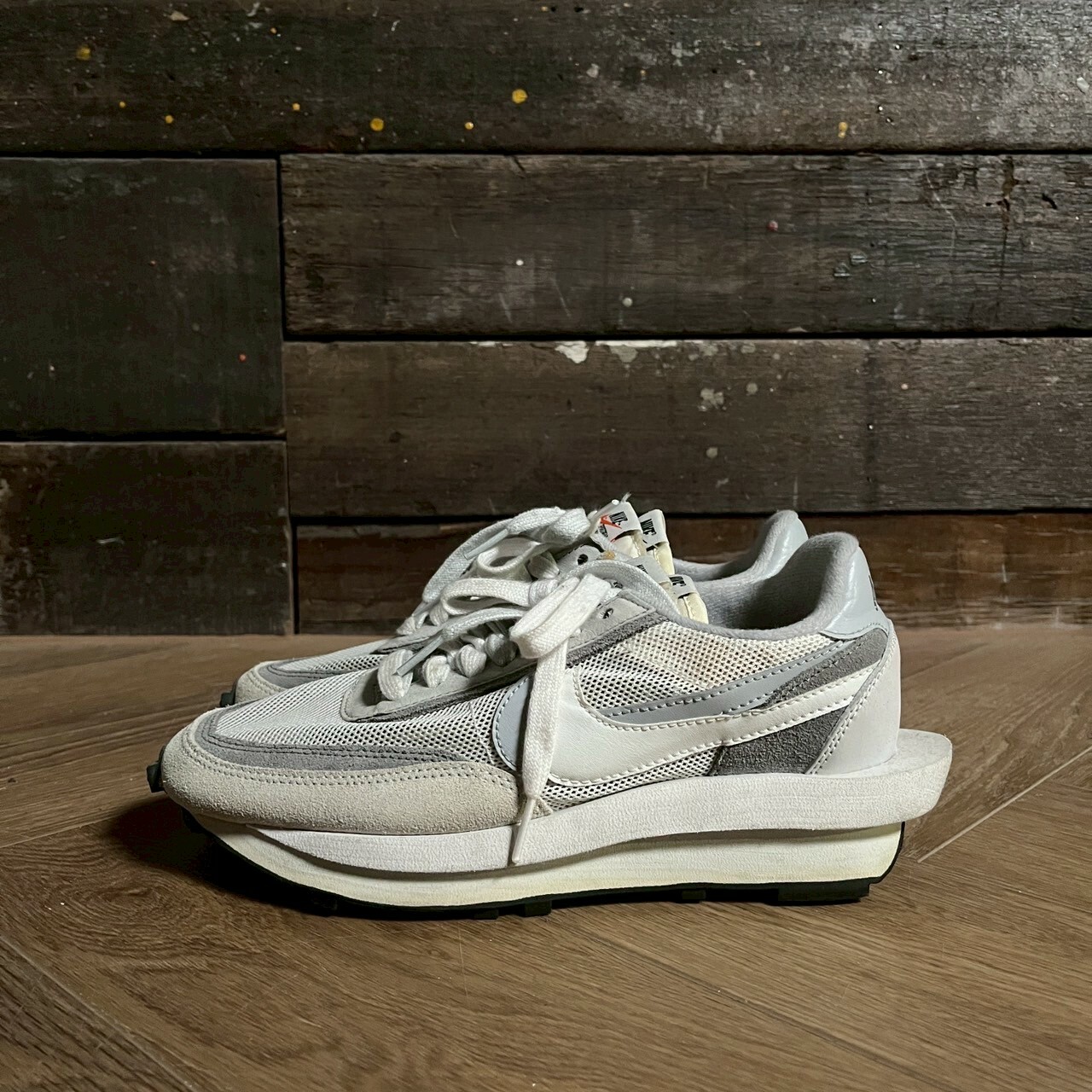 Sacai x Nike LDWaffle 'Summit White' SIZE 24.5CM