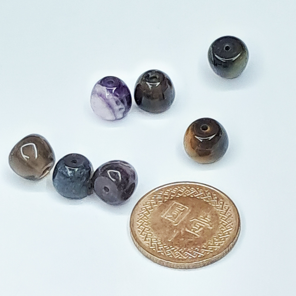 蘋果{五色虎眼石}配件1個【十方】154632