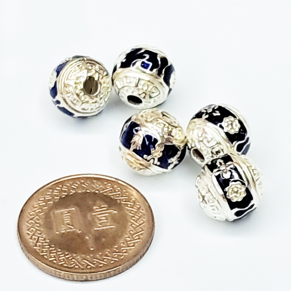 六字真言彩繪珠 配件2個【十方】154633