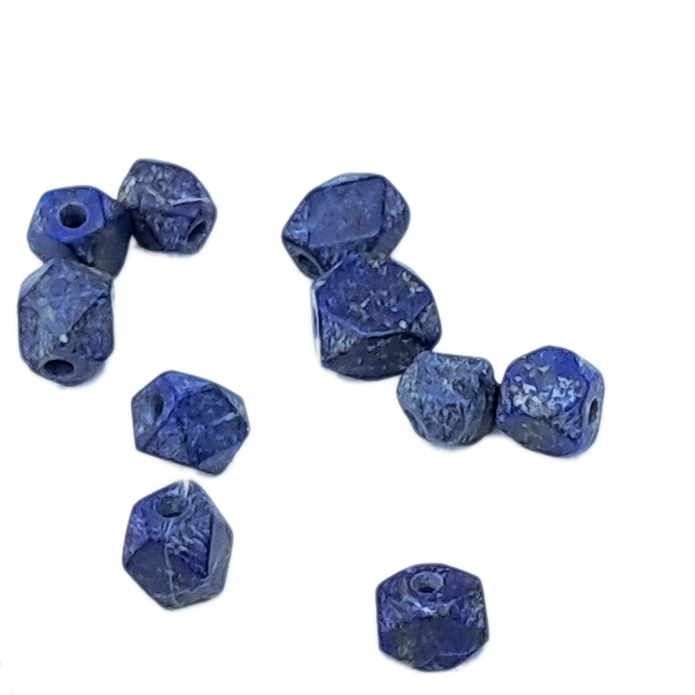 六角珠{青金石}配件 1個【十方】154636