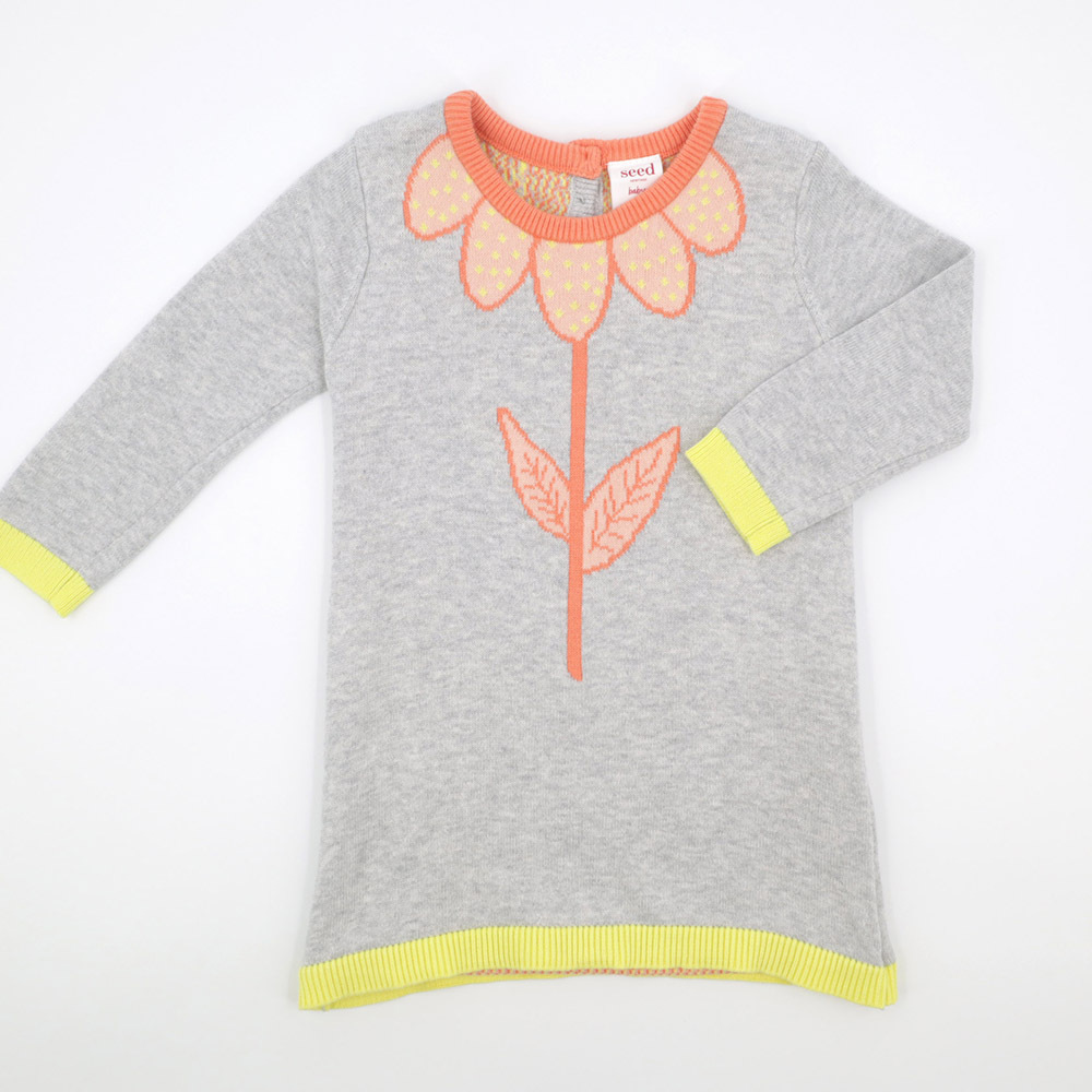 Seed Knit Dress 6-12M