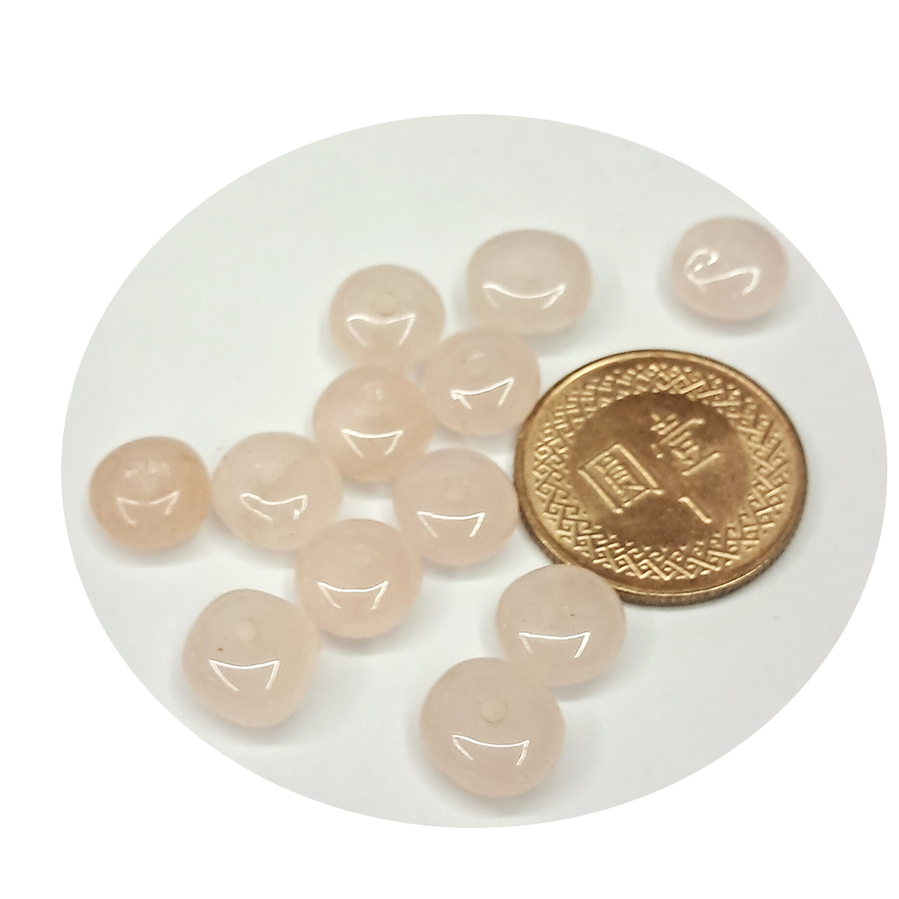 盤珠{粉晶} 配件2個【十方】154647