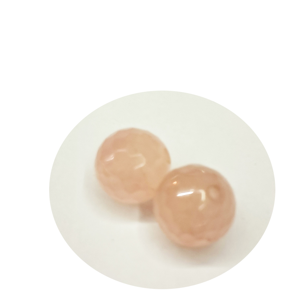 粉晶圓珠 mm配件2顆【十方】154650