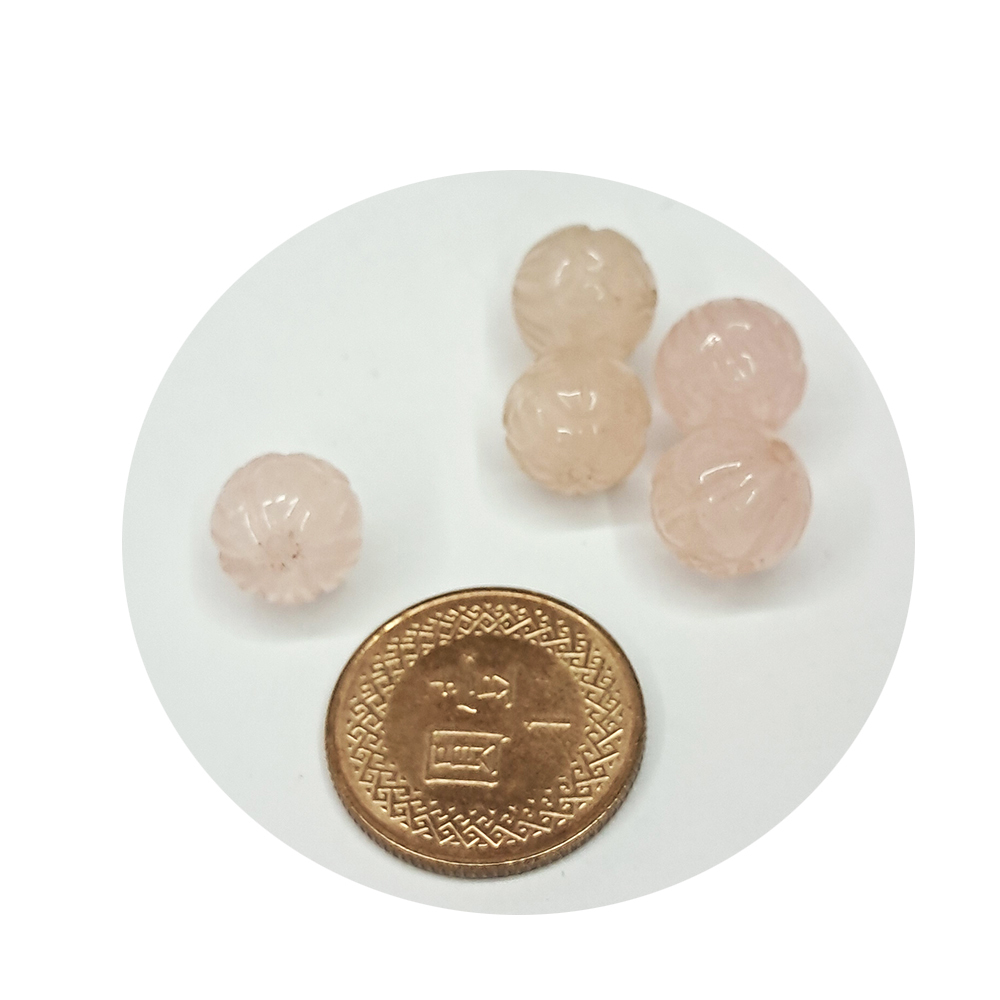 粉晶圓珠  mm配件2顆【十方】154651