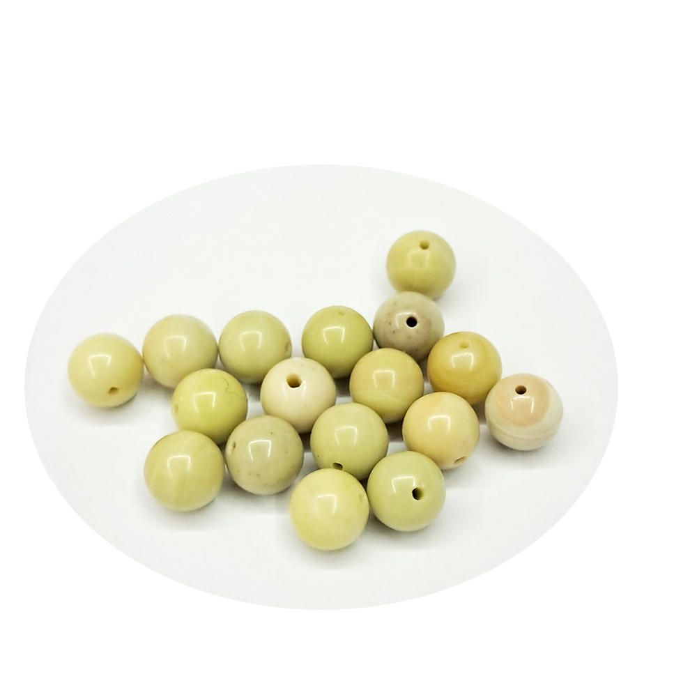牛油玉圓珠6mm 配件2顆【十方】154652