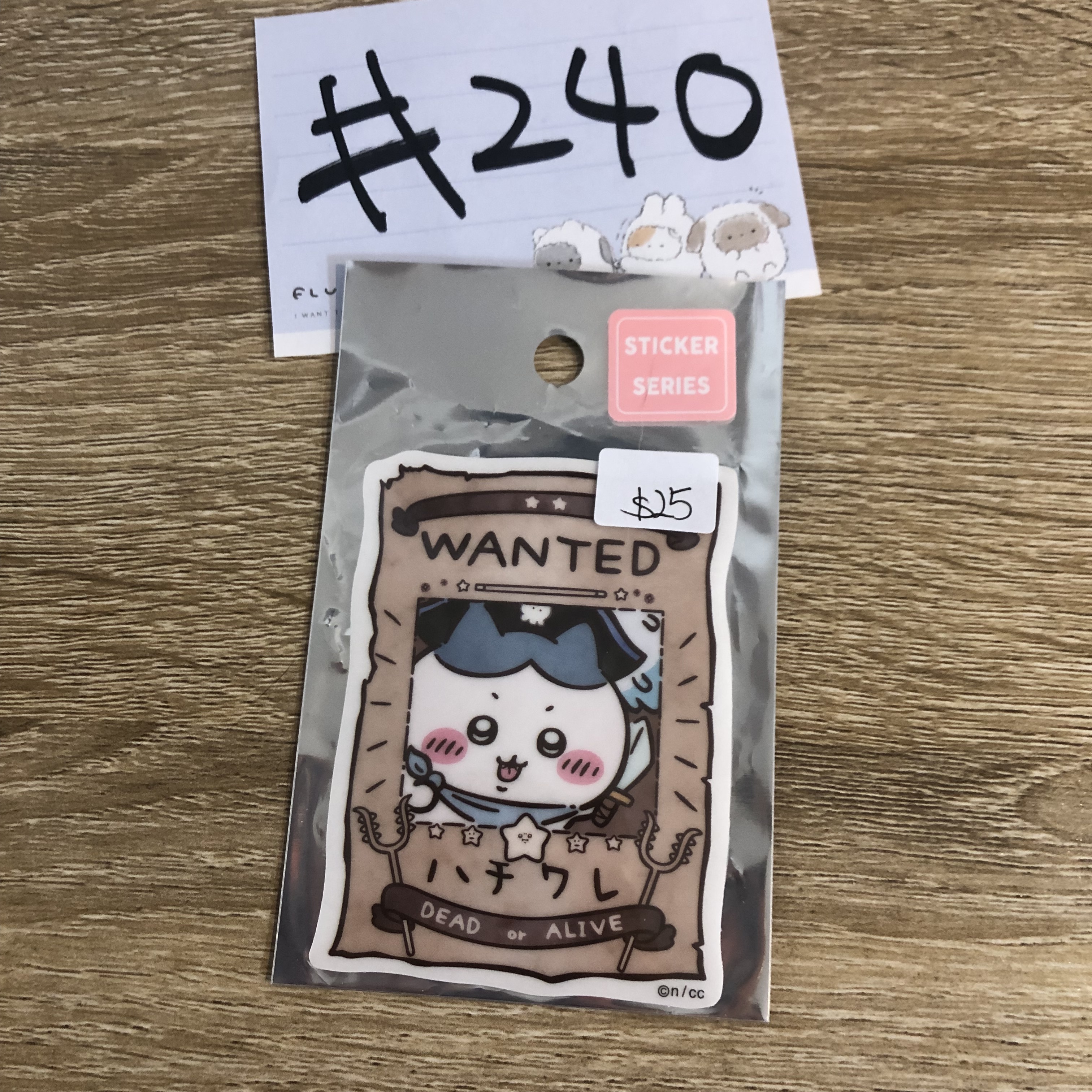 CHIIKAWA 八字貓  貼紙  #240