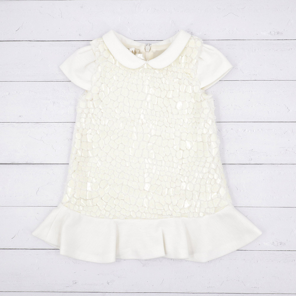 ELSY Baby White Dress 12M
