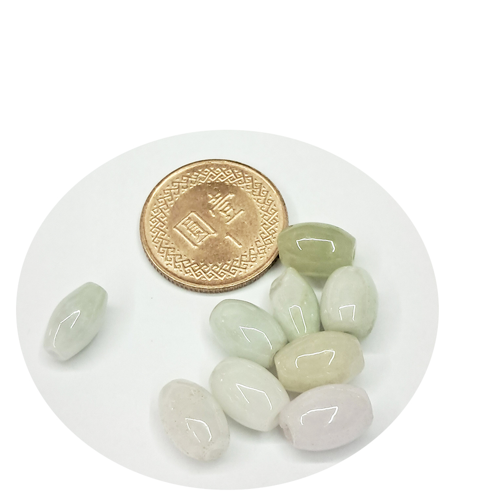 鼓珠{緬甸玉} 配件2個【十方】154655