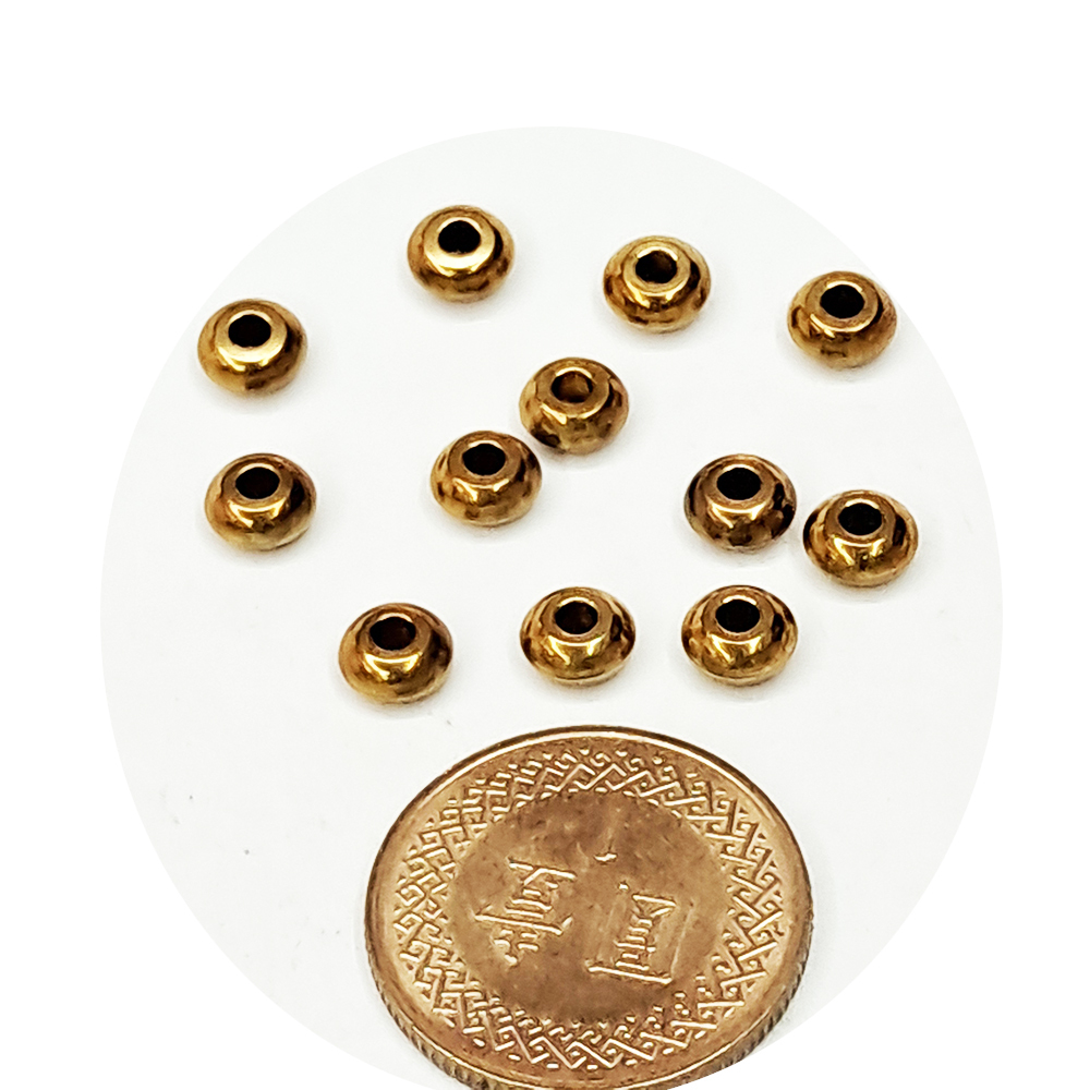 銅片隔珠{銅} 配件2個【十方】154659