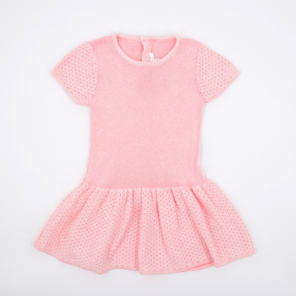 Chloe Pink Knitted Dress 12M