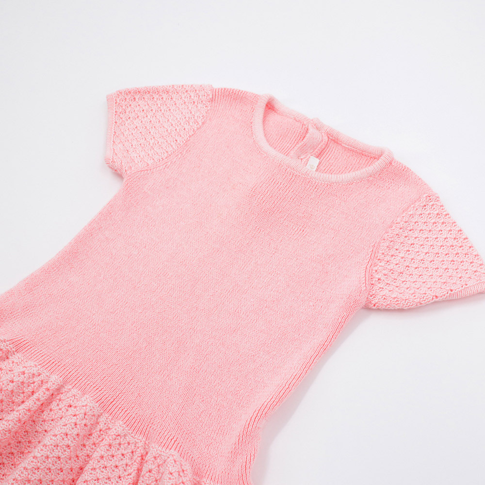 Chloe Pink Knitted Dress 12M