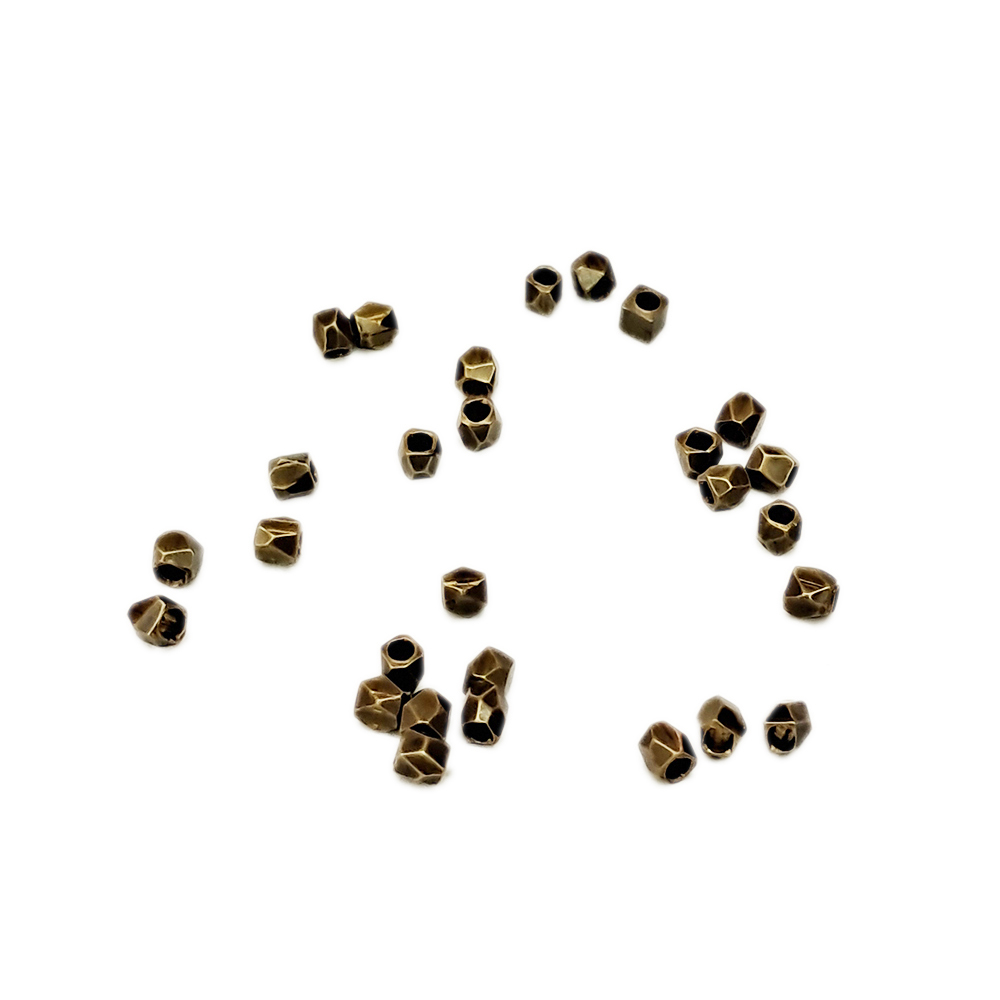 多角銅珠3個配件【十方】154673