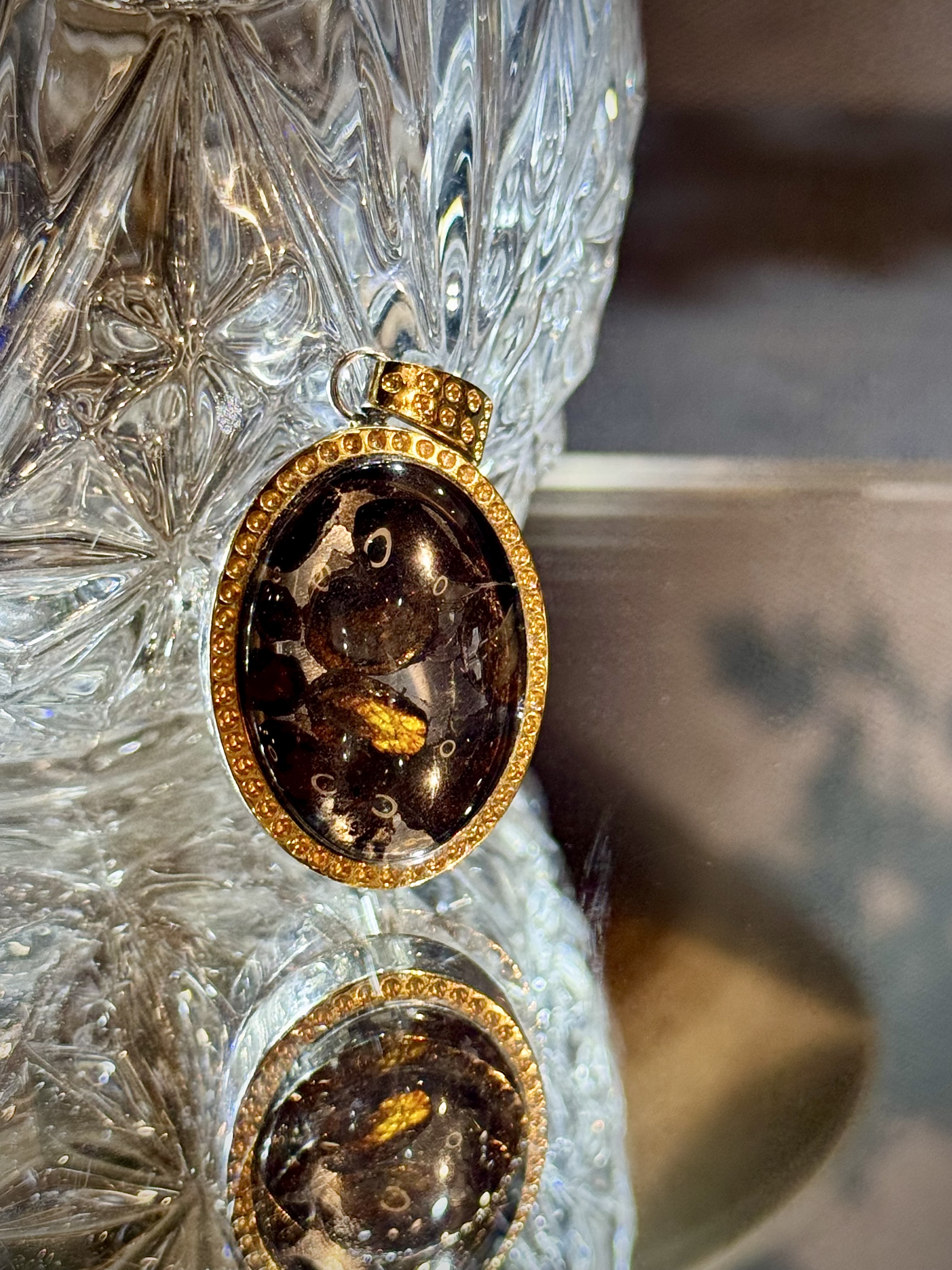 頂級橄欖隕石吊墜 6005