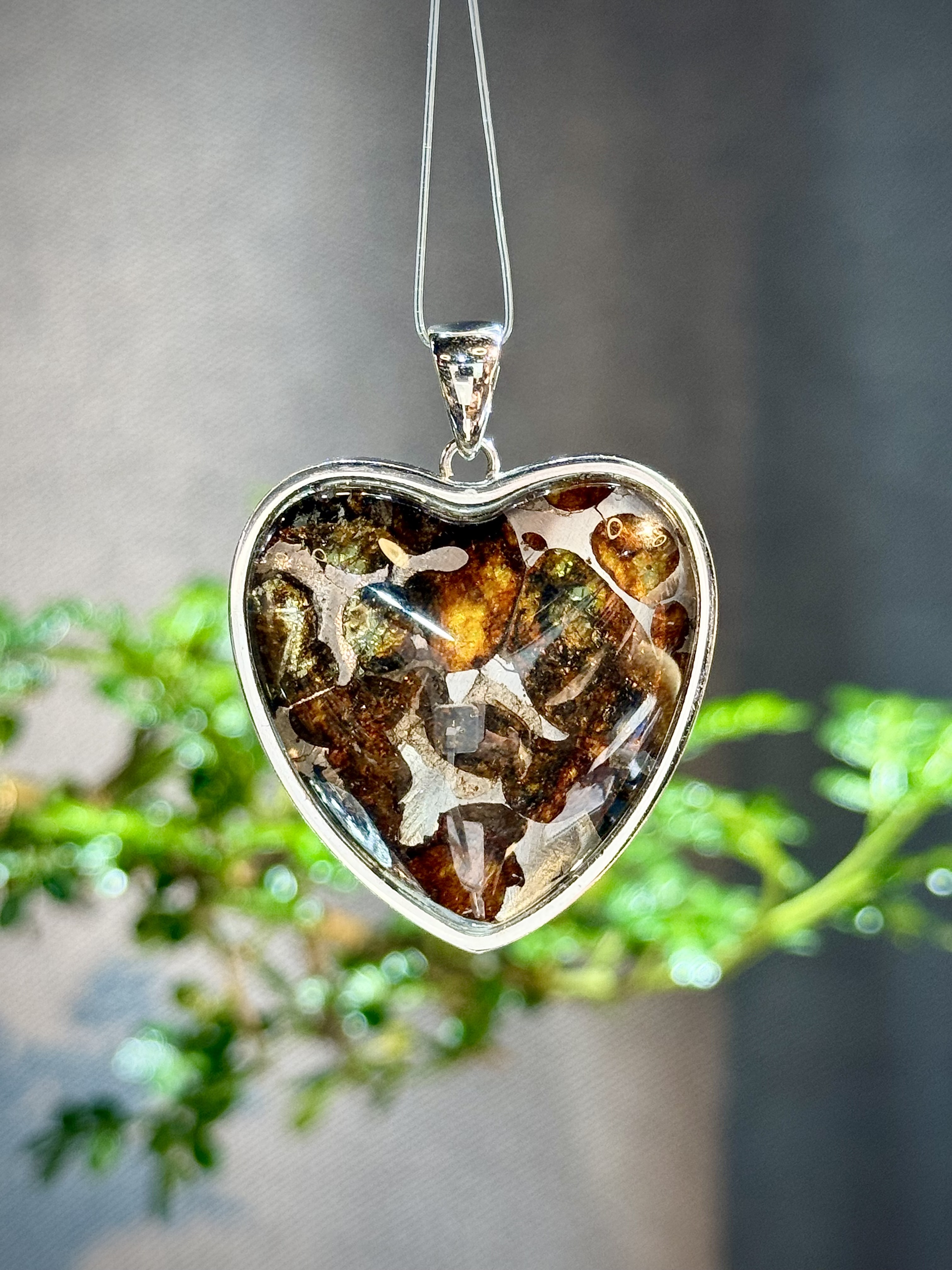 頂級橄欖隕石吊墜 6006