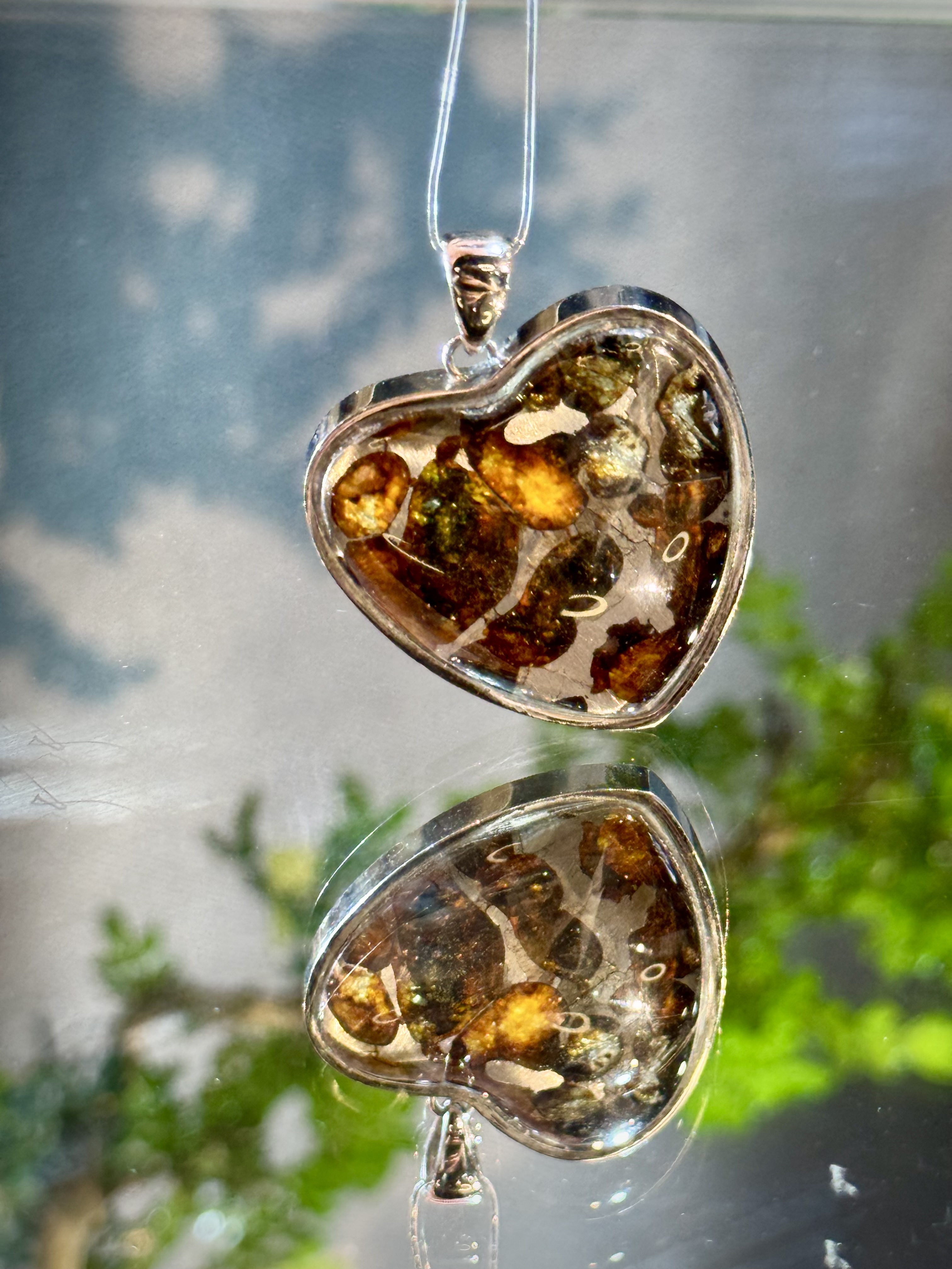 頂級橄欖隕石吊墜 6006