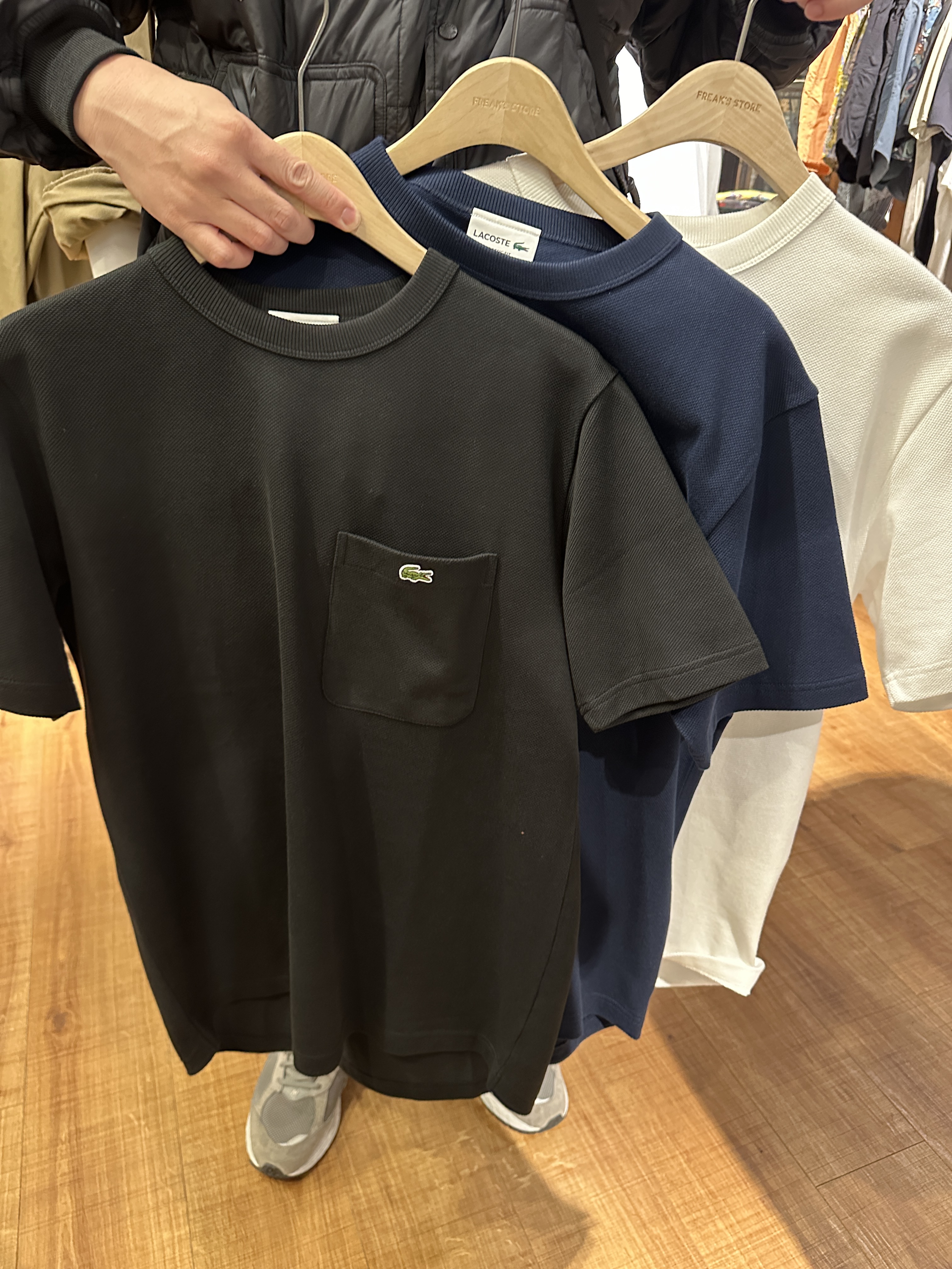 【現貨】Lacoste 胸前口袋刺繡小鱷魚 短tee TH4921