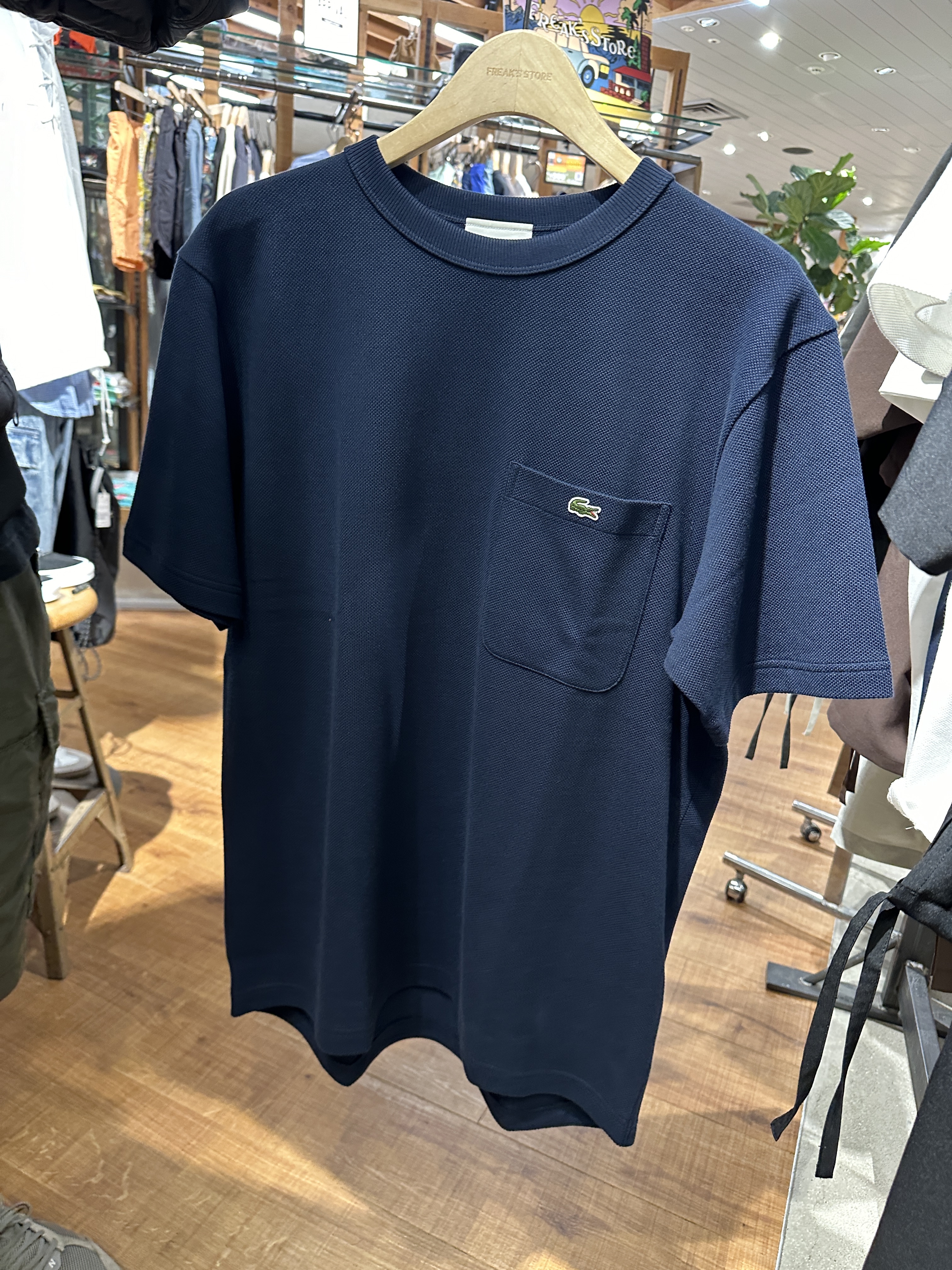 【現貨】Lacoste 胸前口袋刺繡小鱷魚 短tee TH4921