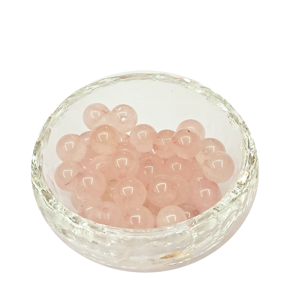 粉晶圓珠2個【十方】154684