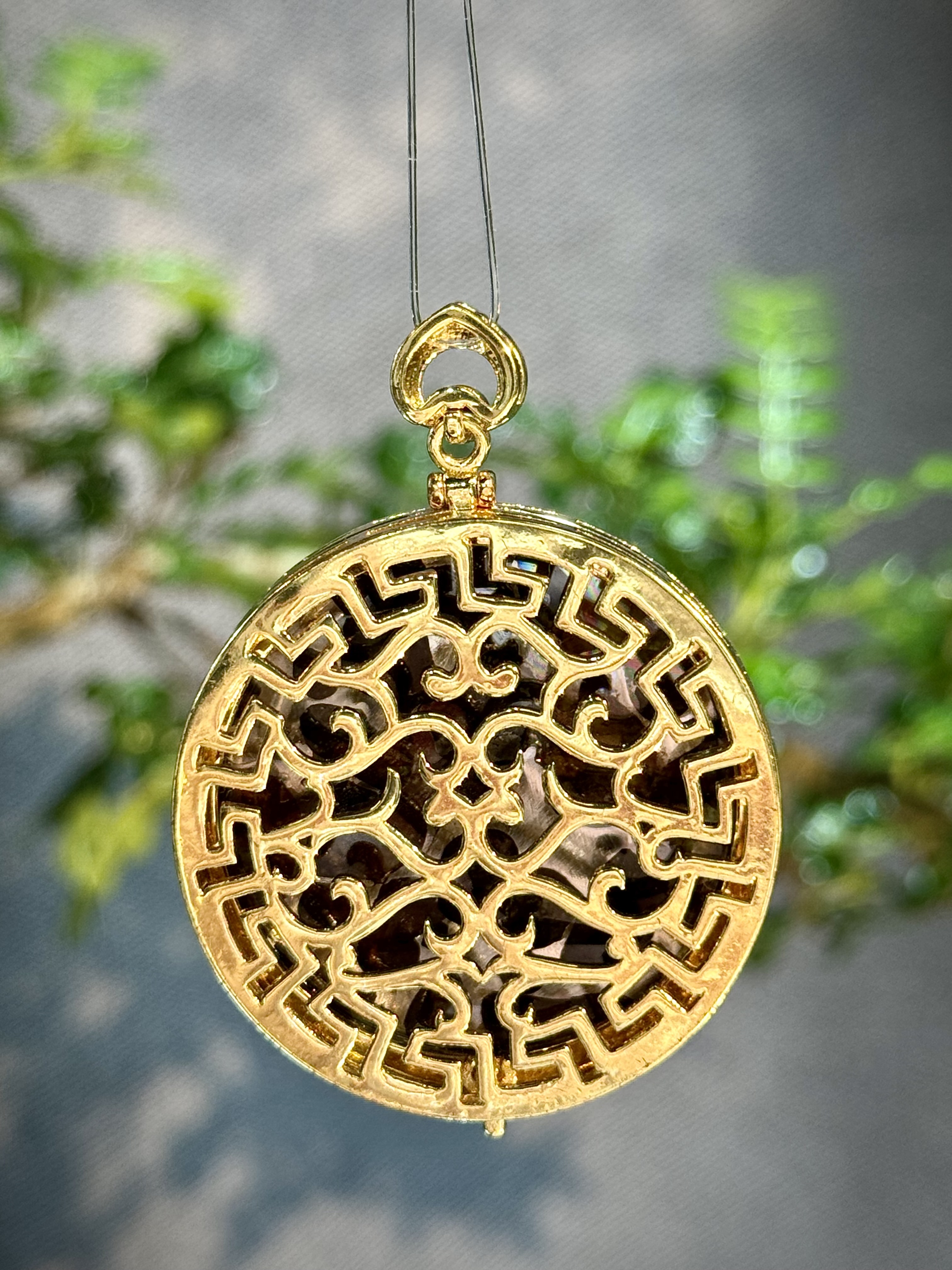 頂級橄欖隕石吊墜 6007