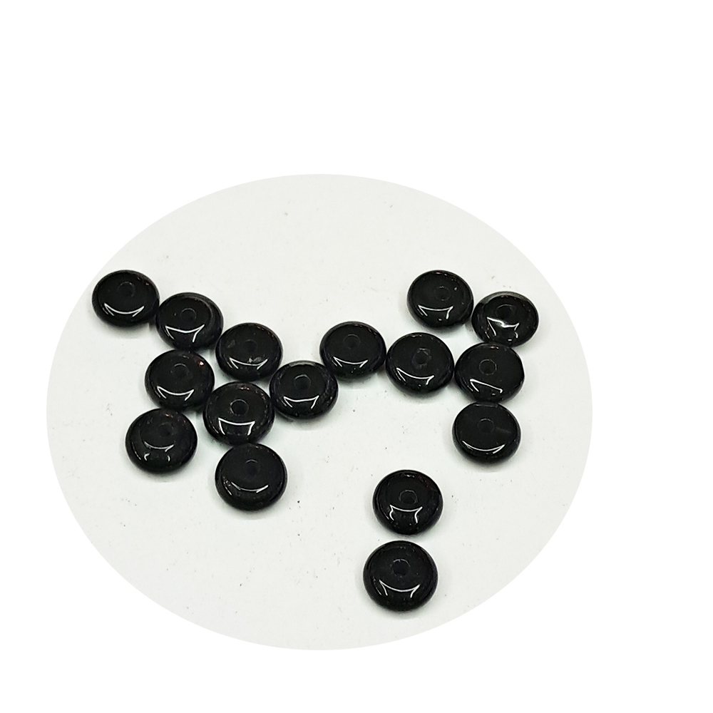 盤珠{黑玉髓}配件2個【十方】154689