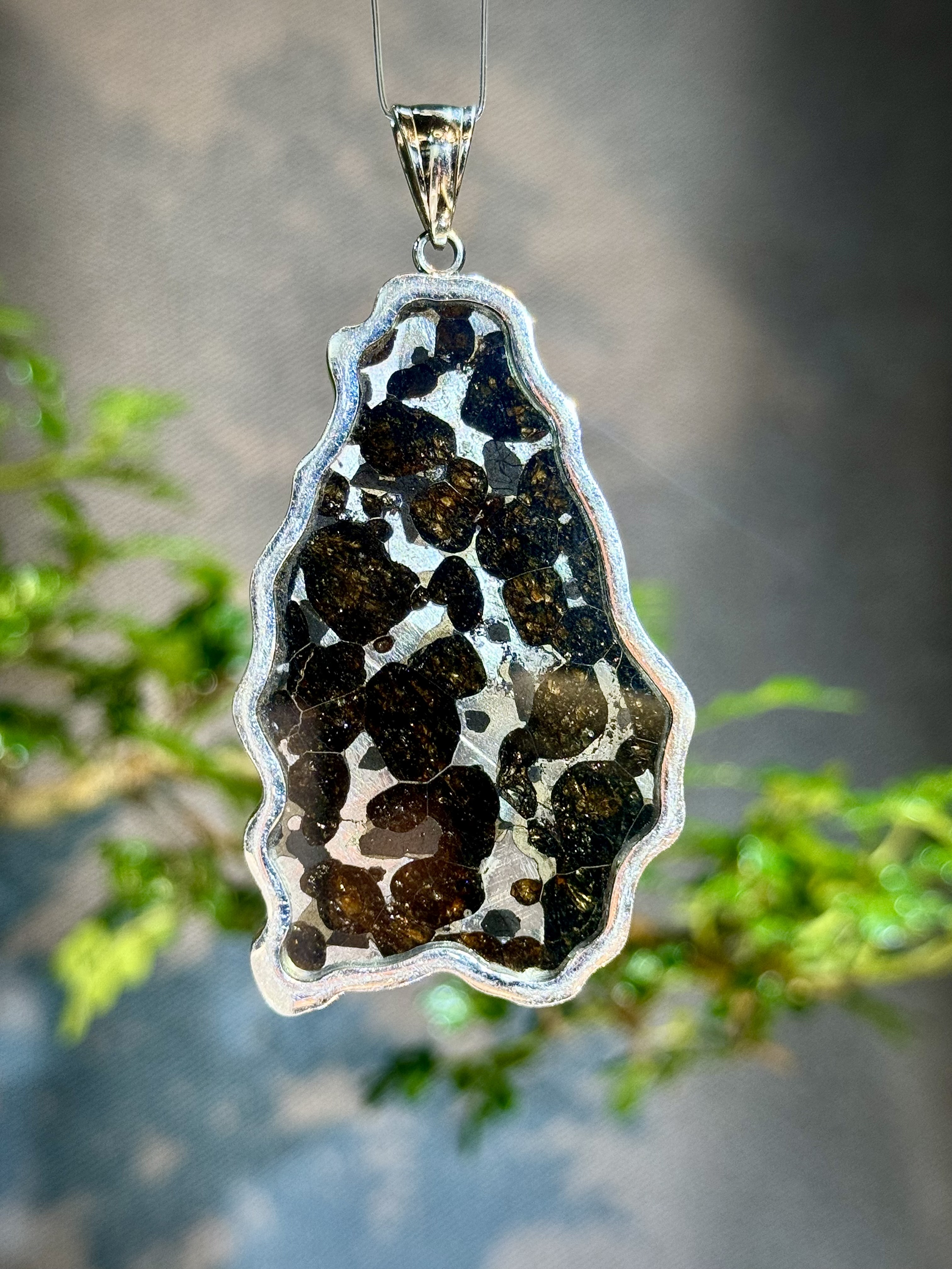 頂級橄欖隕石吊墜 6008