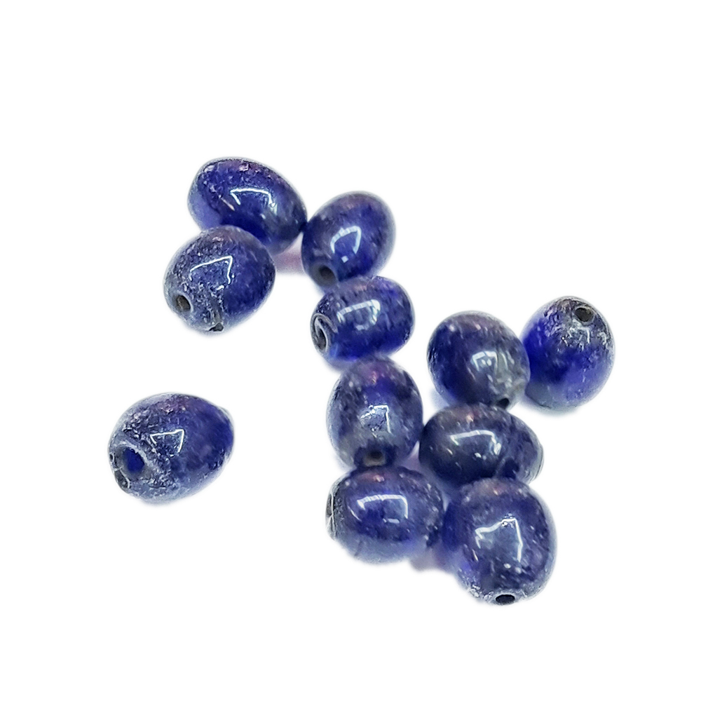 圓筒珠{琉璃} 配件3個【十方】154700