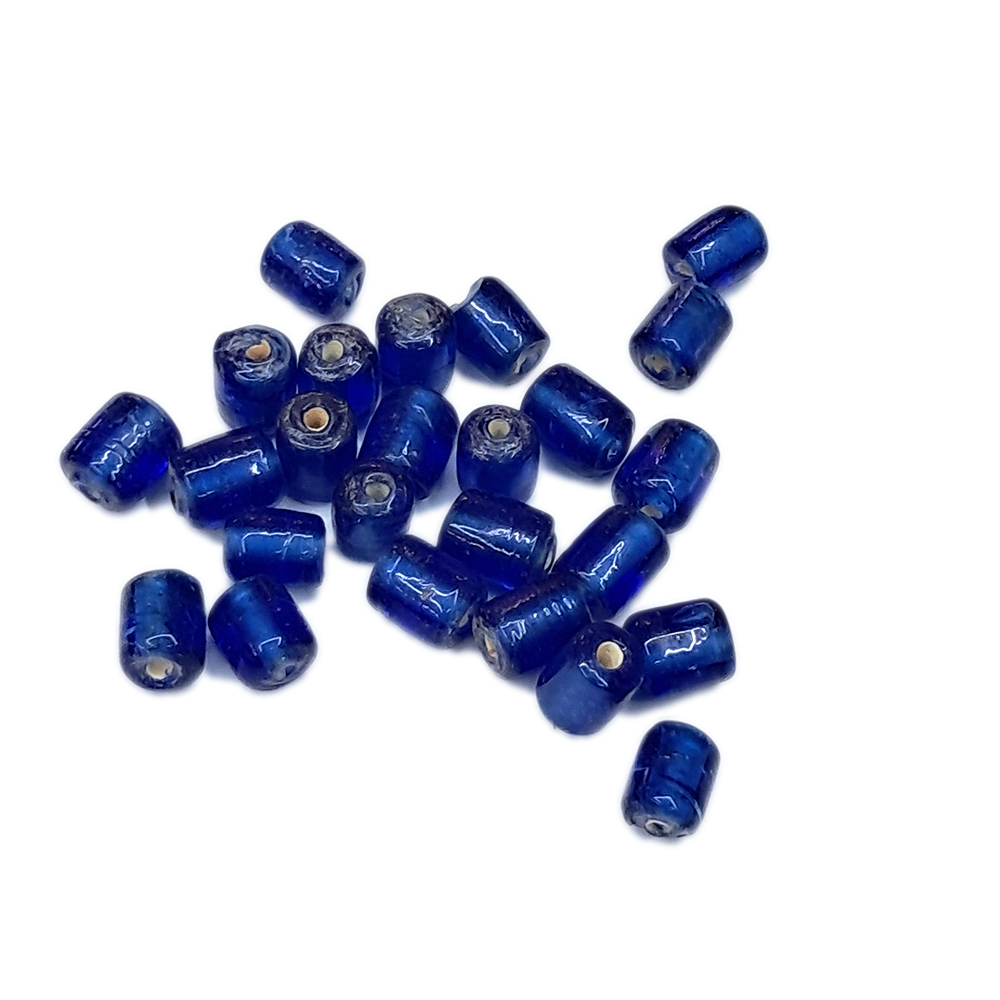 圓柱珠{琉璃} 配件3個【十方】154701