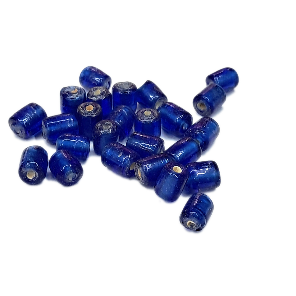 圓柱珠{琉璃} 配件3個【十方】154701