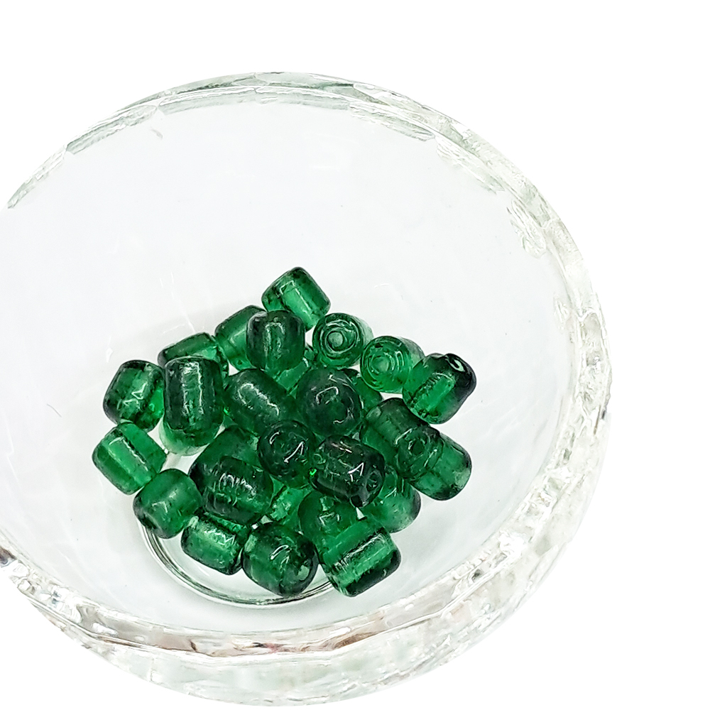 圓柱珠{琉璃} 配件3個【十方】154702