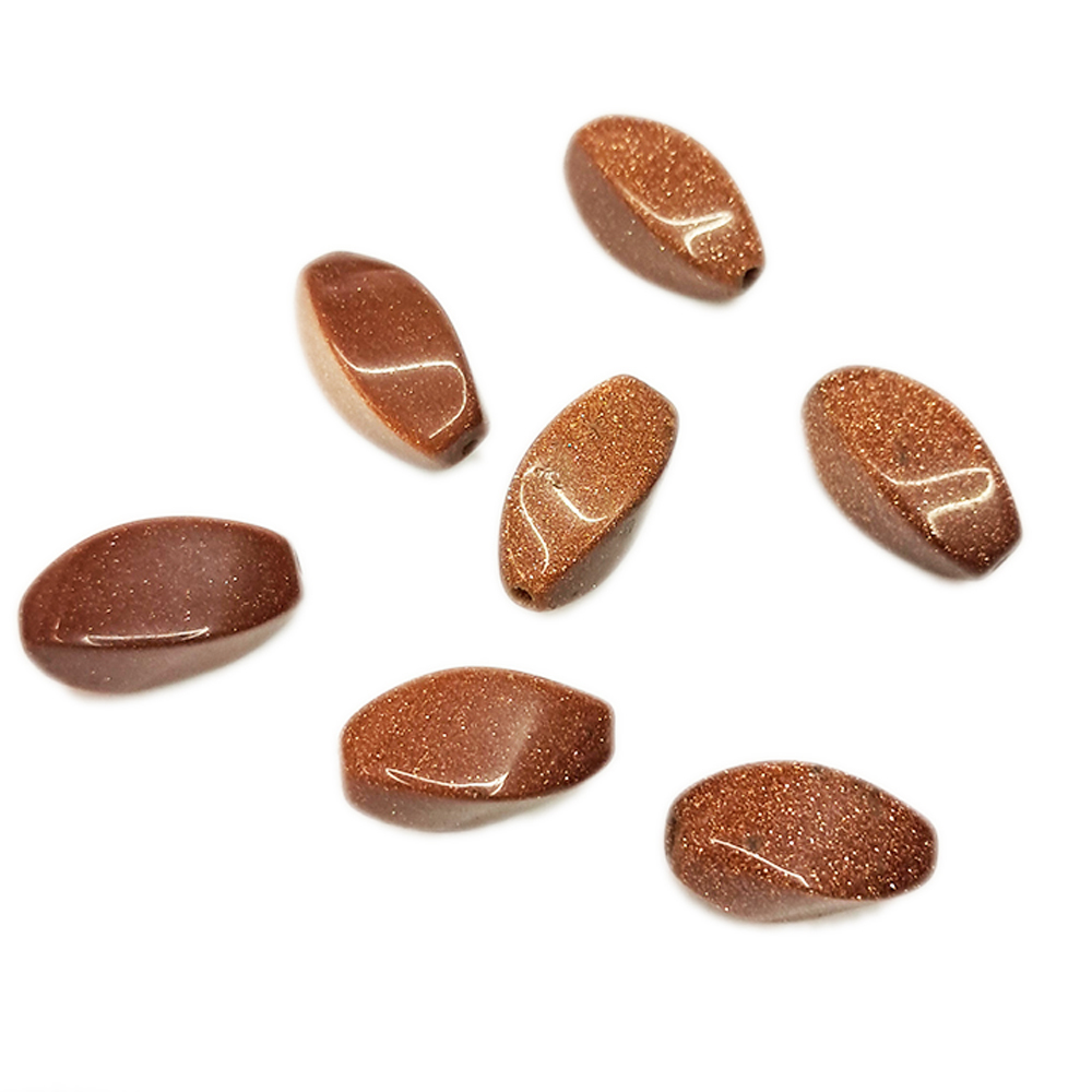 旋轉珠{金砂石}配件 1個【十方】154729