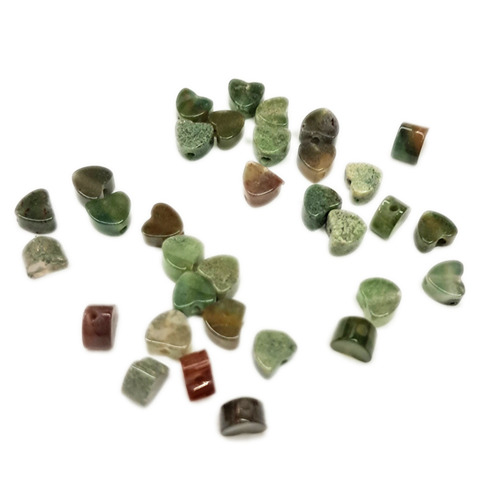 愛心{印度瑪瑙}配件 4個【十方】154736