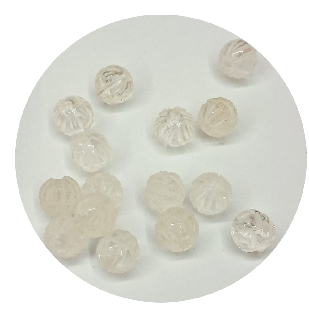 蓮花{水晶}圓珠6mm配件2個【十方】154721