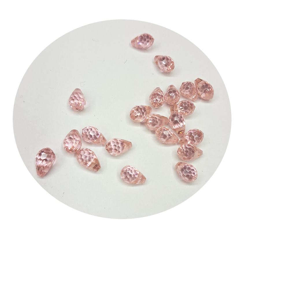 水滴形鑽{粉晶} 配件 1個【十方】154739