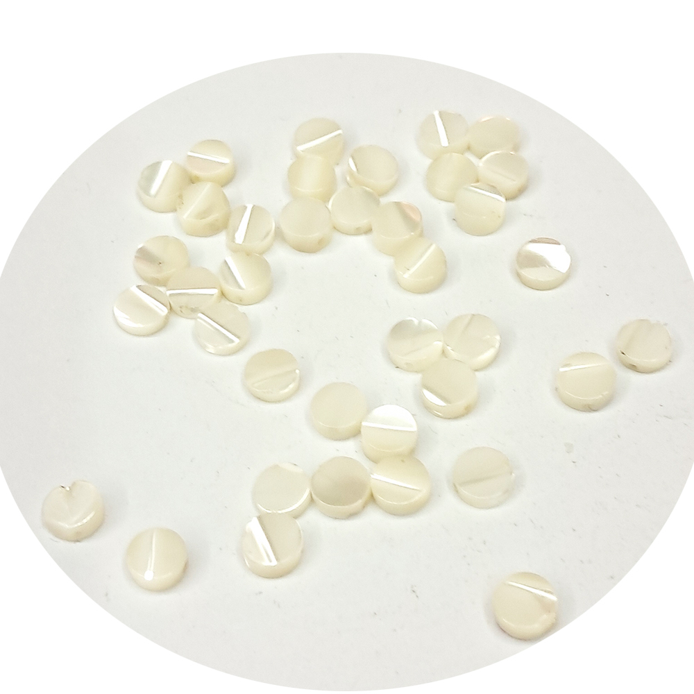 圓形片{珍珠貝}配件 2個【十方】154753