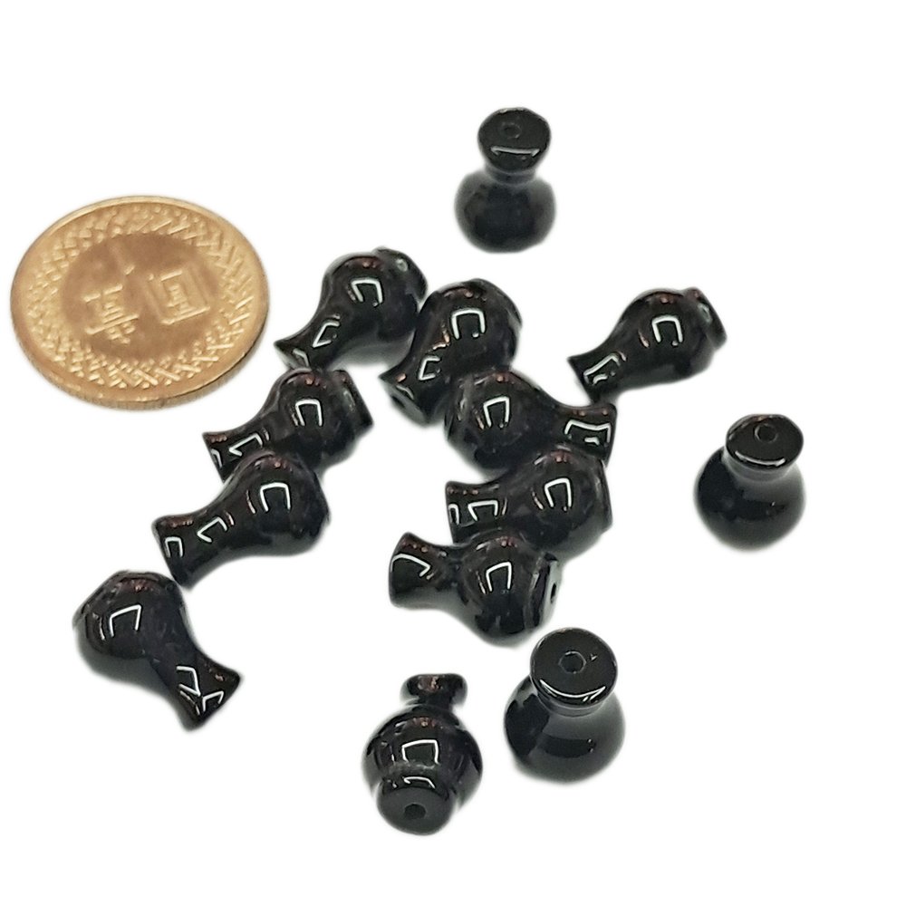 寶瓶{黑玉髓} 配件1個【十方】154726