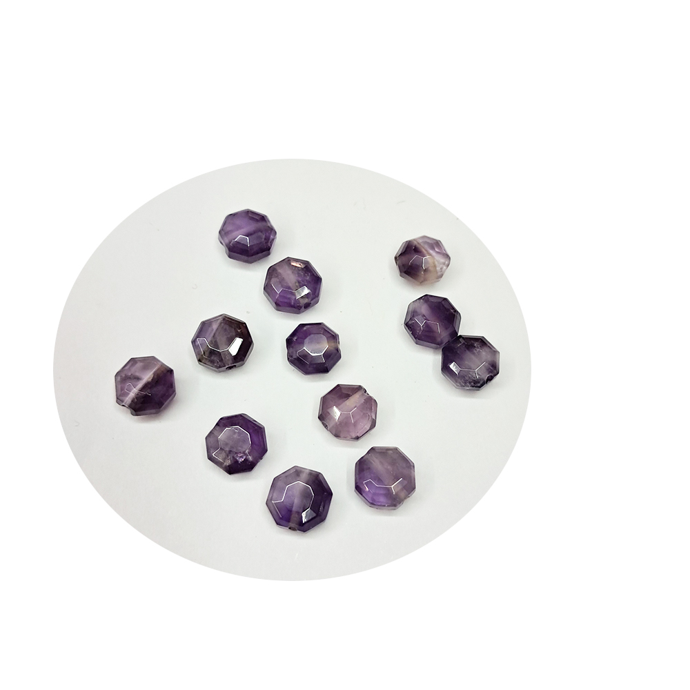 八角珠{紫黃晶}配件 2個【十方】154733