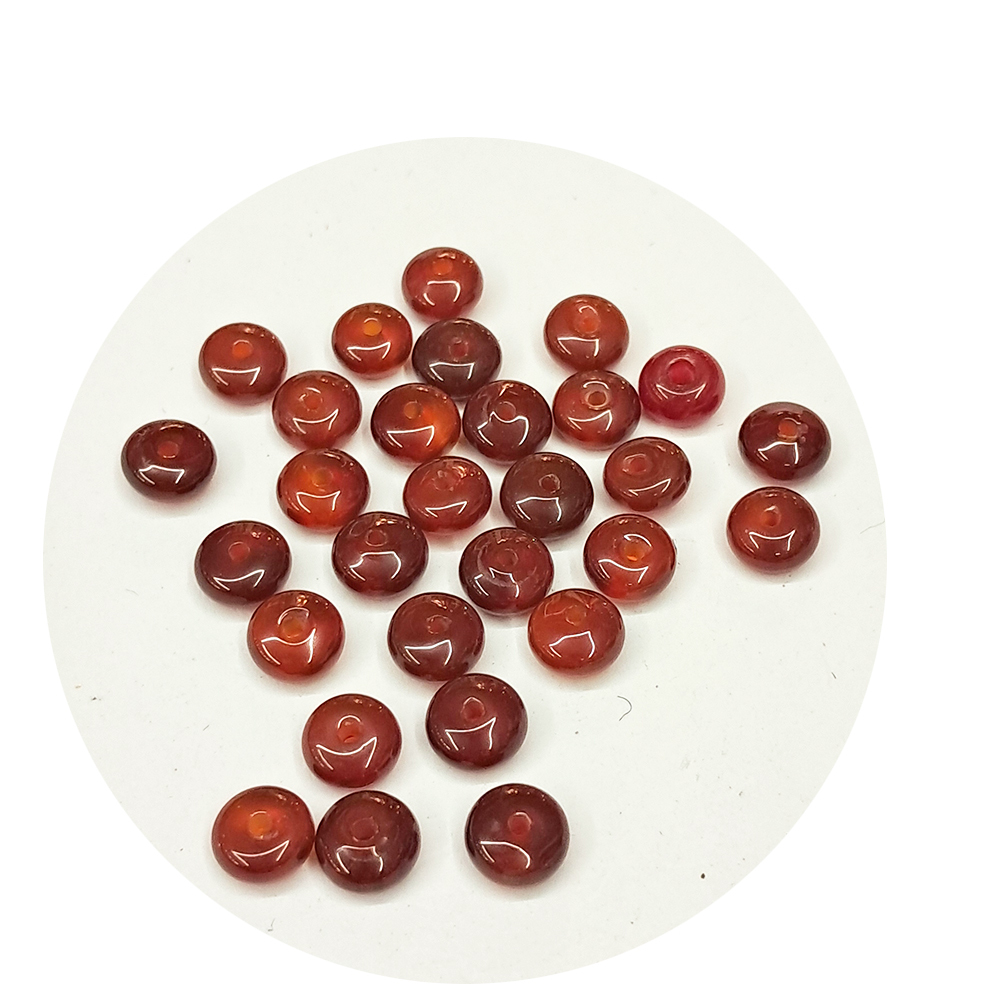 圓形片{紅玉髓}配件 2個【十方】154752