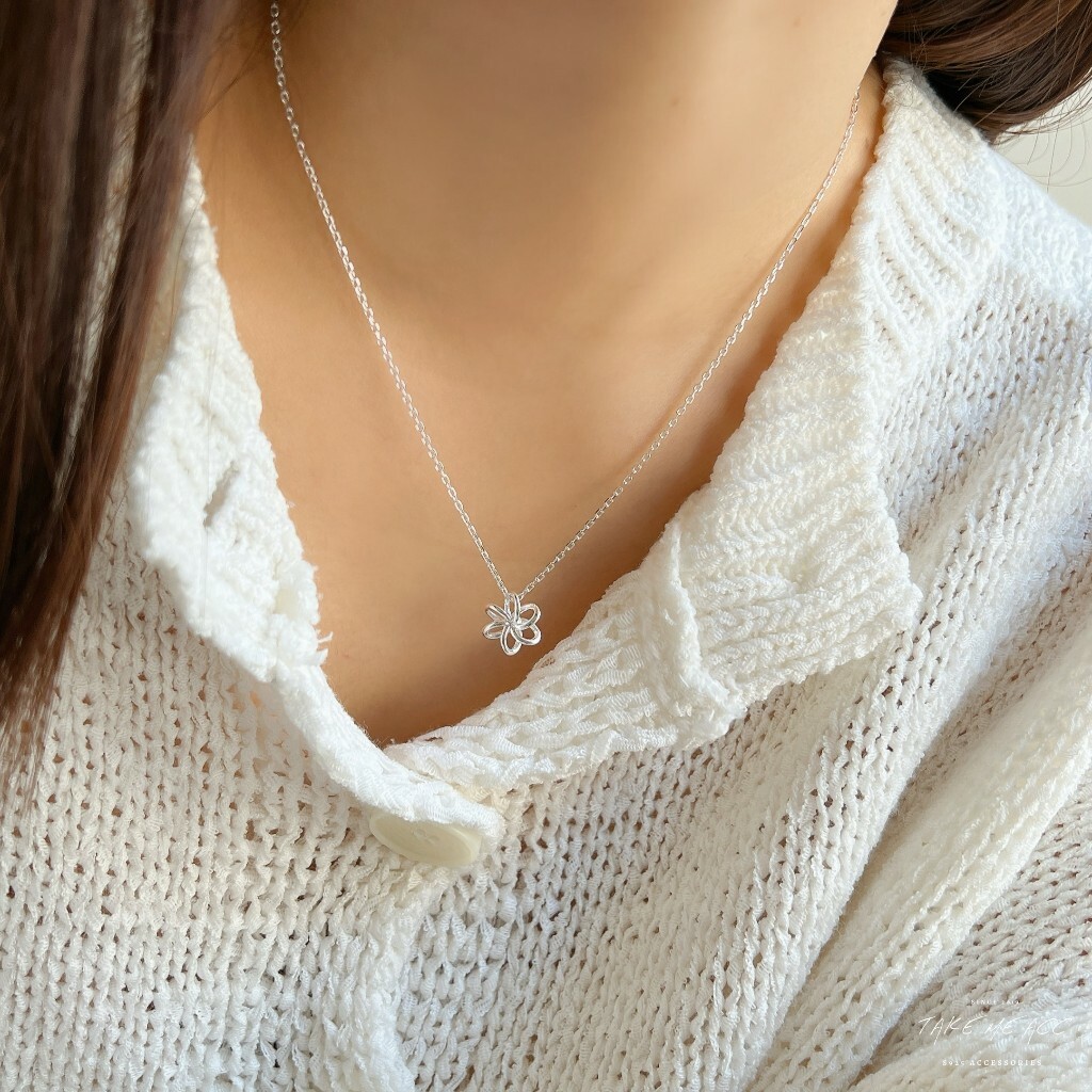 捲線圈｜純銀項鍊