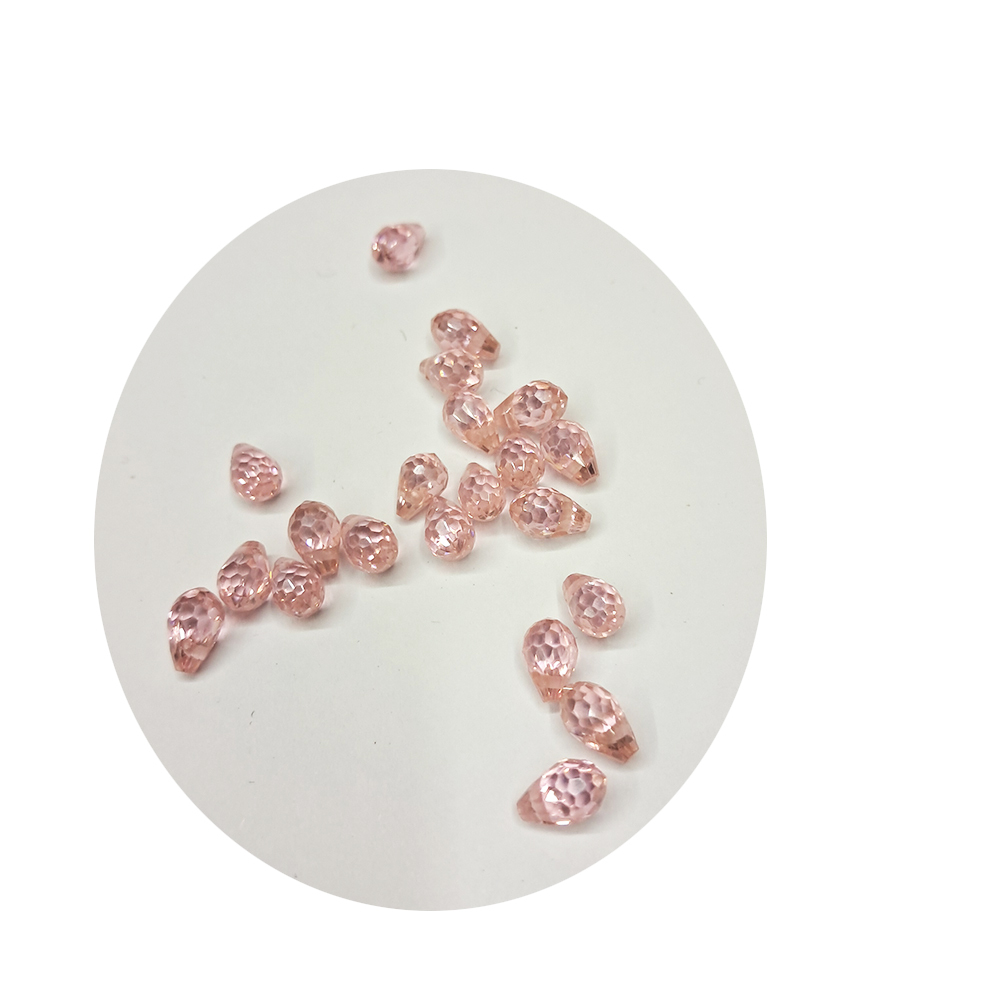 水滴形鑽{粉晶} 配件 1個【十方】154739