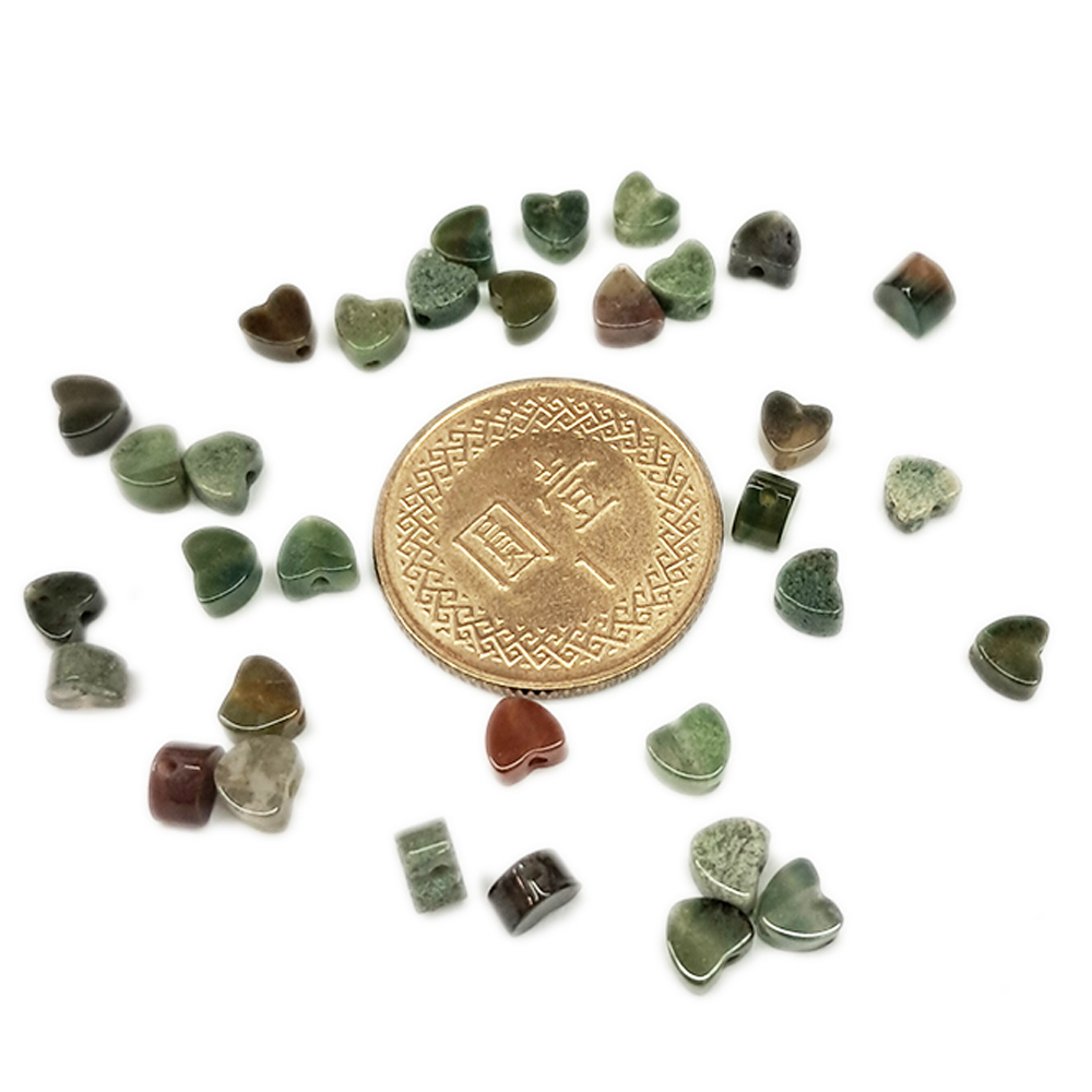 愛心{印度瑪瑙}配件 4個【十方】154736