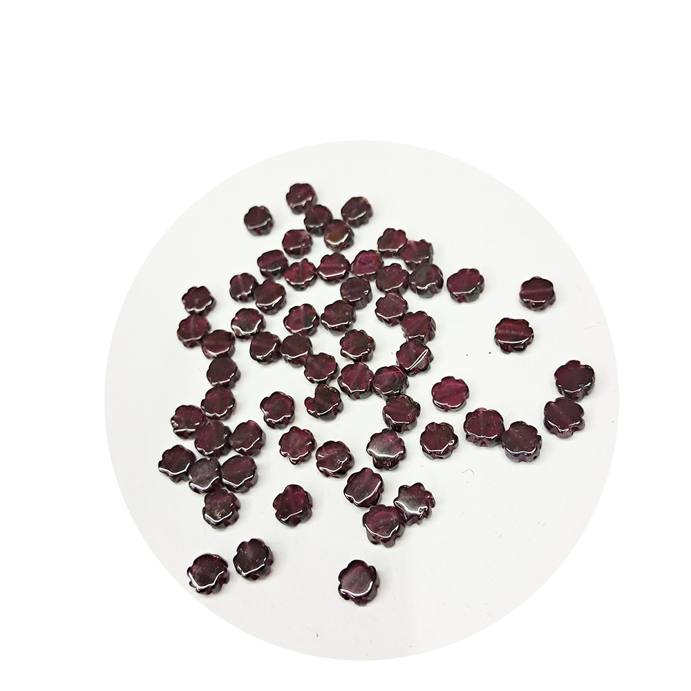 花形片{紅石榴石}配件 2個【十方】154751