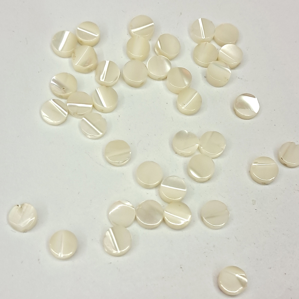 圓形片{珍珠貝}配件 2個【十方】154753