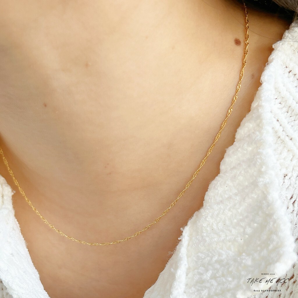 極細閃光｜純銀項鍊