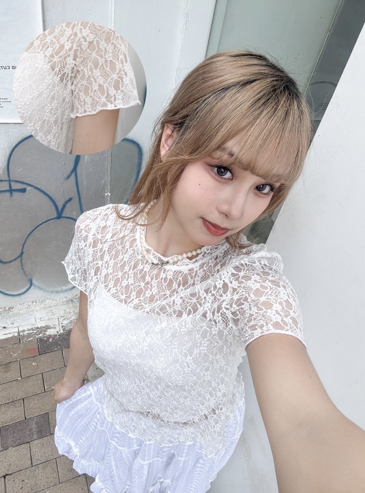 🦦 獨家！必入Lace波浪領Top · 2色入