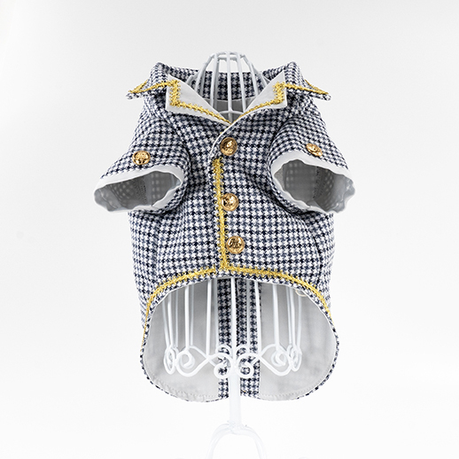 Navy Check Suit Jacket